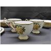 Image 3 : Lot of Lady Sylvia Queen Anne Set of 4 5pc Dining Set Cup, Saucer, Biscuit, Appetizer, Salad + Extra