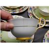 Image 5 : Lot of Fine Bone China England Aynsley Tea Cups, Saucers 4 Place Settings + Extra Plate & Tray