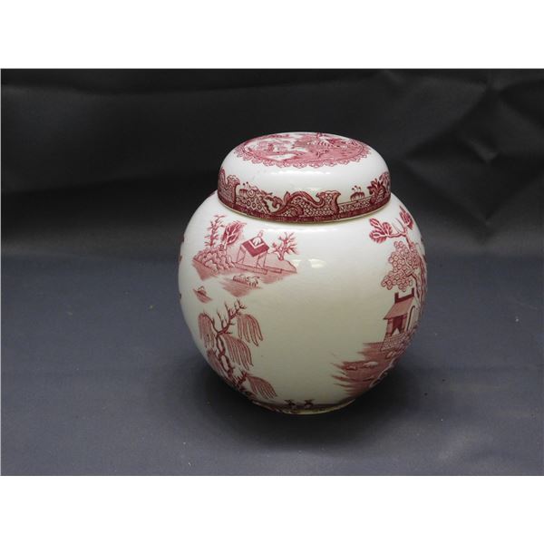 Tea Caddy Antique Porcelain Jar Mason's England R. Twining