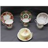 Image 1 : Lot of 3 Royal Albert Tea Cups & Saucers and 1 Paragon Tea Cup & Saucer Porcelain Fine Bone China