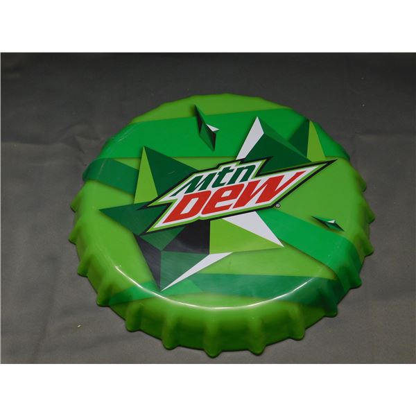 Mountain Dew Bottle Cap Wall Decoration