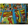 Image 5 : Vintage 1975 DC Library Curtain Panels Set of 2 Justice League / Batman, Wonder Woman, Flash, Etc