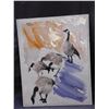 Image 1 : Original Watercolour Painting by Sharon Cory 2003 Group of Geese