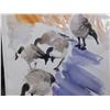 Image 3 : Original Watercolour Painting by Sharon Cory 2003 Group of Geese