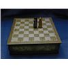 Image 1 : Vintage 12" x 12" Wood Chess Set Complete 3-3.5" Pieces