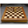 Image 1 : Vintage 14" x 14" Wood Chess / Backgammon Set COMPLETE