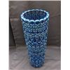 Image 2 : Blue Ceramic Umbrella Stand Pierced Pottery