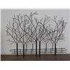 Image 1 : Metal Sculpted Trees Treeline  Wall Art