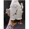 Image 3 : Original Artist Signed Pottery Wall Chicken Clock