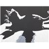 Image 3 : Jerry Rubin Original Painting Black Silhouette of 2 Cats