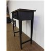 Image 4 : Small Black Side Table w 1 Drawer