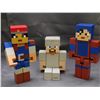 Image 1 : Lot of 3 Minecraft 8" Figures Action Figures