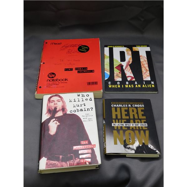Lot of 4 Kurt Cobain Books, Comic,