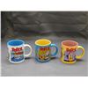 Image 1 : Lot of 3 Popeye Mugs