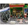 Image 2 : LARGE LOT of Lemax Christmas Village Decorations Storefronts, Gazebo, Decorations, Figures, Etc