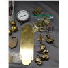 Image 2 : Lot of Assorted Vintage Antique Home Hardware Locks, Pulls, Wheels, Plates, Hooks, Wheels