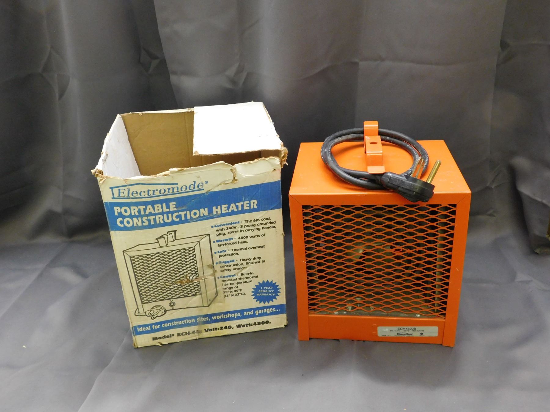 Electromode Electromode Portable Construction Heater ECH4800B w box