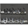 Image 2 : 16pc Flare Crows Feet Sockets Metric & SAE