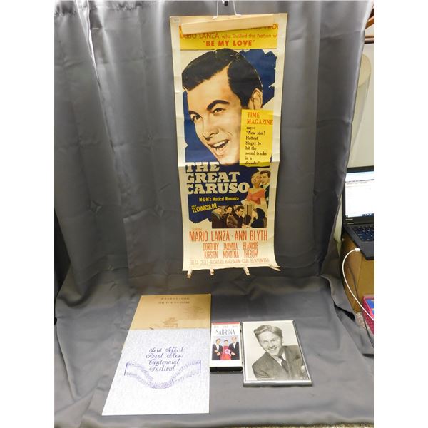 Mario Lanza "Be My Love" Mickie Roonie Glossy Photo, LPs, Blues Festival, SABRINA