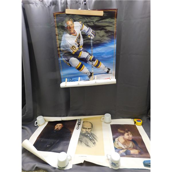 Lot of Russian Portrait Posters, Brett Hall, Art Poster "Peasant Boy Leaning on Sill"