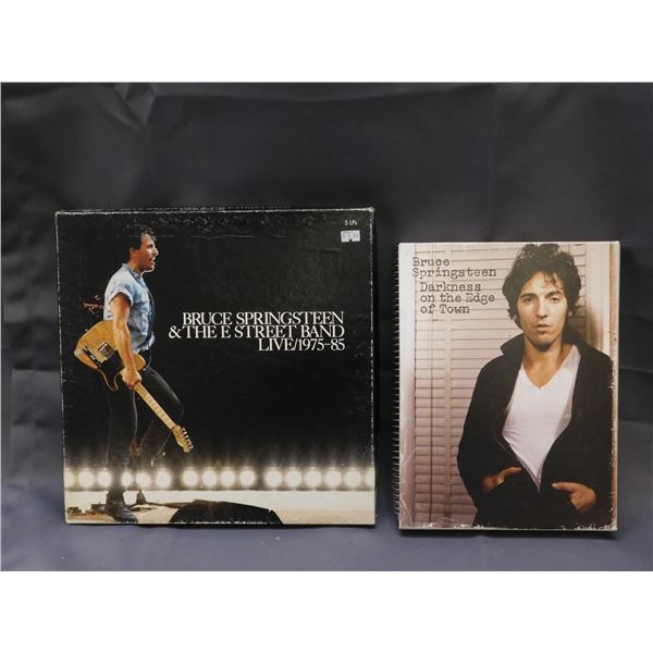 Lot of 2 Bruce Springsteen "Darkness on the Edge of Town" Book & Vinyl Box Set LIVE 1975-85