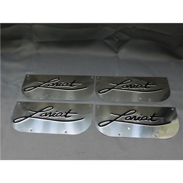Lot of 4 Ford Lariat Logo Plates
