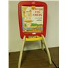 Image 1 : Kids Whiteboard Drawing Stand, w If You Give A Pig A Pancake Book, Wooden Alphabet Blocks
