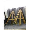 Image 1 : Lot of 4 Hand Made by Woodworker Canvas Easels for Art / Painting
