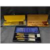 Image 1 : Lot of 3 Vintage Carving Sets England