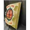 Image 6 : Palm Ice Cream Vintage Advertising Clock Quality Vacuum Form Dairy Products Advertising ONT