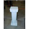 Image 2 : White Greek / Roman Pillar White Chalkware