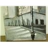 Image 2 : Heavy Palette Original Textured Painting of Streetlamp