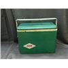 Image 1 : Vintage Green Metal Coleman Cooler Trunk Ice Chest