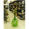 Image 1 : LARGE Green Glass Rounded Vase