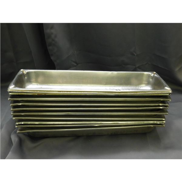 Lot of 10 Steamer Trays / Buffet / Serving Trays