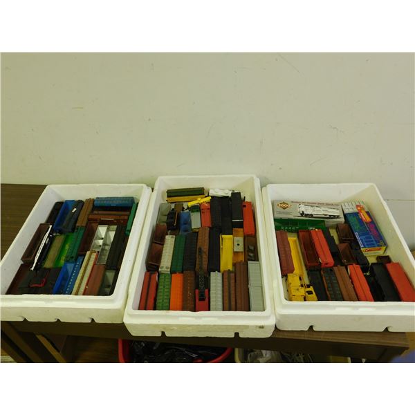 75+ Various HO Scale Freight Cars