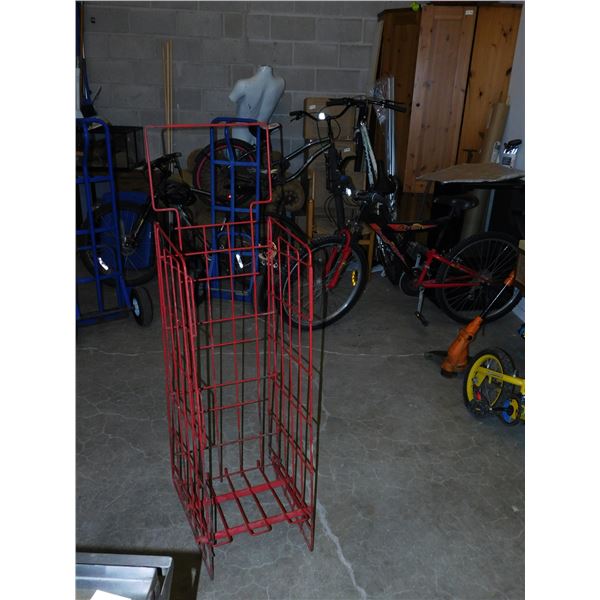 Vintage Coca Cola 2L Store Display Rack missing sign