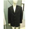 Image 1 : Moore's Men's Overcoat / Blazer Suit Jacket 42 Tall in Black Pronto Vomo Platinum