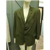 Image 1 : Moore's Men's Overcoat / Blazer Suit Jacket 42 Tall in Olive Grey Pronto Uemo