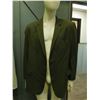 Image 2 : Moore's Men's Overcoat / Blazer Suit Jacket 42 Tall in Olive Grey Pronto Uemo