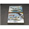 Image 1 : Lot of 2 1/72 Scale AZ Model 7803 & KM CLK 0007 Model Kits BF 109E-1