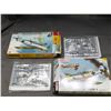 Image 2 : Lot of 2 1/72 Scale AZ Model 7803 & KM CLK 0007 Model Kits BF 109E-1