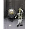 Lot of 2 Halloween Decorations Fortune Teller & Frankenstein