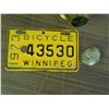 Image 2 : END OF THE RUN 1973 wpg Bicycle License Plate, Bras Inlay Card Box, Telephoto Lens, Thermos