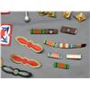 Image 2 : Lot of Vintage WW2 Era Canadian Military Patches, Ribbons & Collar Badges