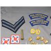 Image 5 : Lot of Vintage WW2 Era Canadian Military Patches, Ribbons & Collar Badges