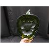 Image 2 : Green Grape Glass Large Dish / Bowl