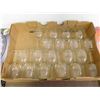 Image 2 : Lot of 4 Glass Serving Trays w Boxes & 19 Wine Glasses