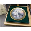 Image 2 : Lot of 8 Thomas Kinkade Christmas Collector Plates Boxed w COAs 2001-2006, etc
