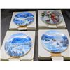 Image 1 : Lot of 4 Dominion China Bradford Exchange Collector Plates The Spirit of Christmas